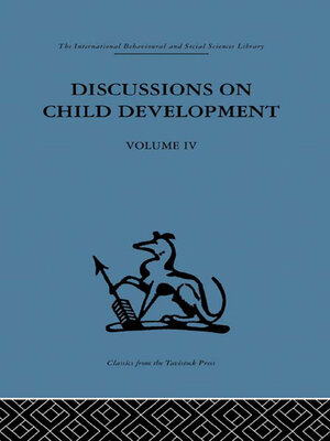 cover image of Discussions on Child Development